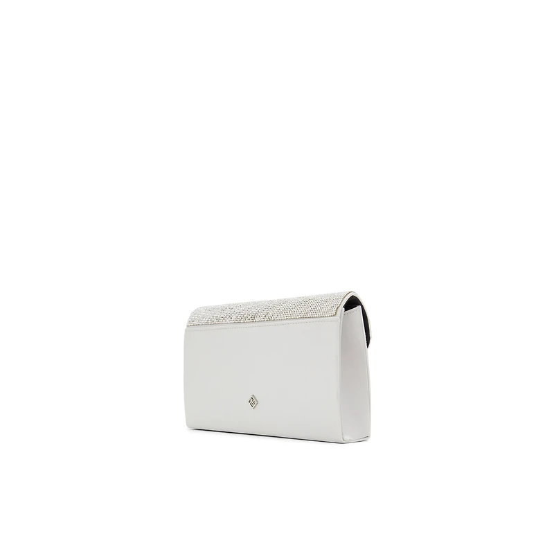 Qweenbee Silver Women's Clutches
