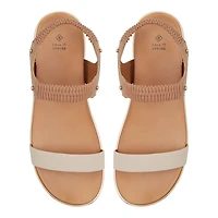 Rainia Bone Women's Flat Sandals