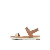 Rainia Gold Women's Flat Sandals