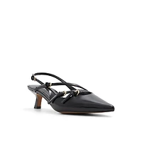 Reginna Noir Femmes Talons chatons | Boutique Spring Canada