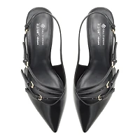 Reginna Noir Femmes Talons chatons | Boutique Spring Canada