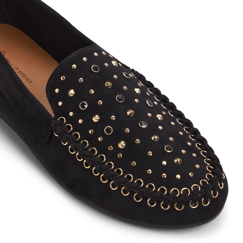 Reiko Open Black Women's Loafers