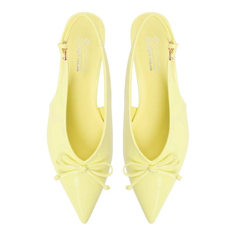 Reinaa Light Yellow Women's Kitten heels
