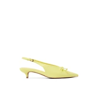 Reinaa Light Yellow Women's Kitten heels