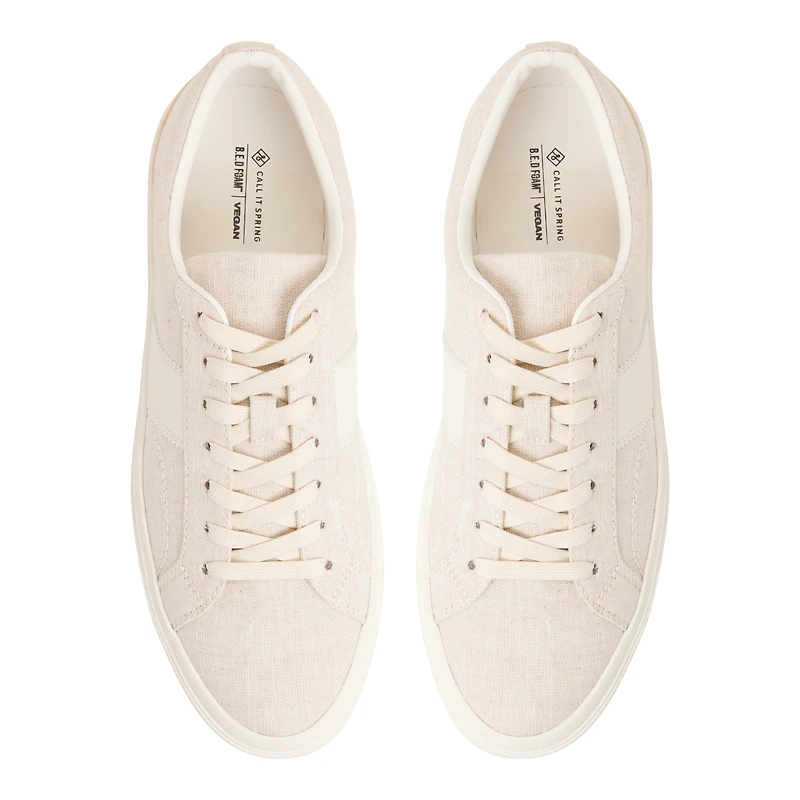 Riciardo Cream Men's Retro Sneakers
