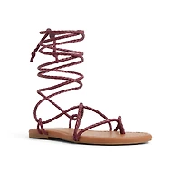 Romiie Rose Foncé Femmes Sandales à talons plats | Boutique Spring Canada
