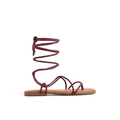 Romiie Dark Pink Women's Flat Sandals