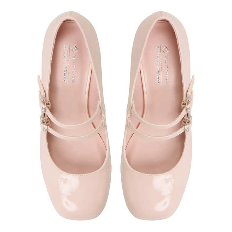 Ruubyy Light Pink Women's Kitten heels