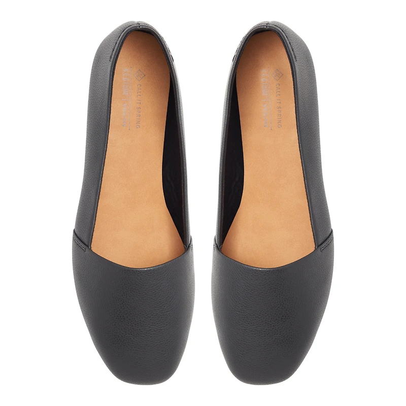 Samantha Black Women's Comfortable Flat Shoes