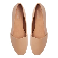 Samantha Beige Women's Comfortable Flat Shoes