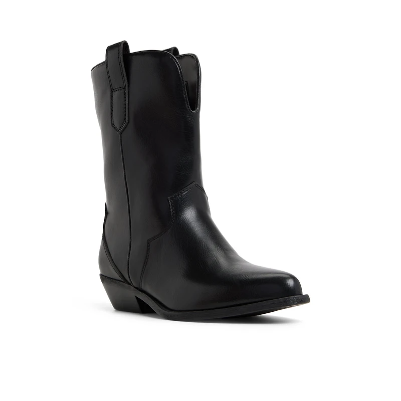 Sareena Noir Femmes Bottes mi-mollets | Boutique Spring Canada