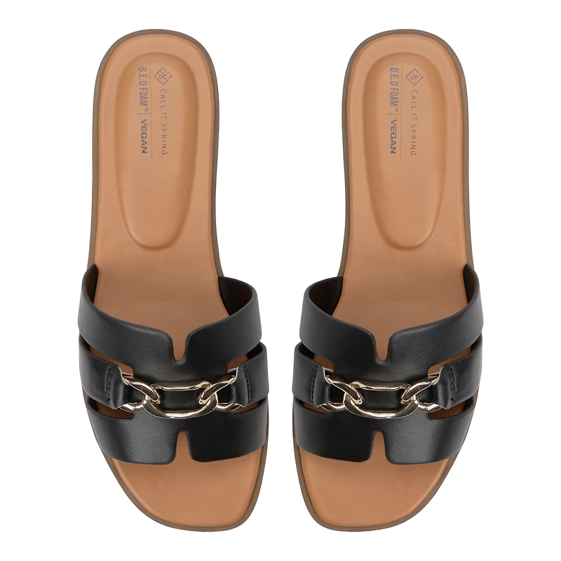 Serinna Black Women's Slides
