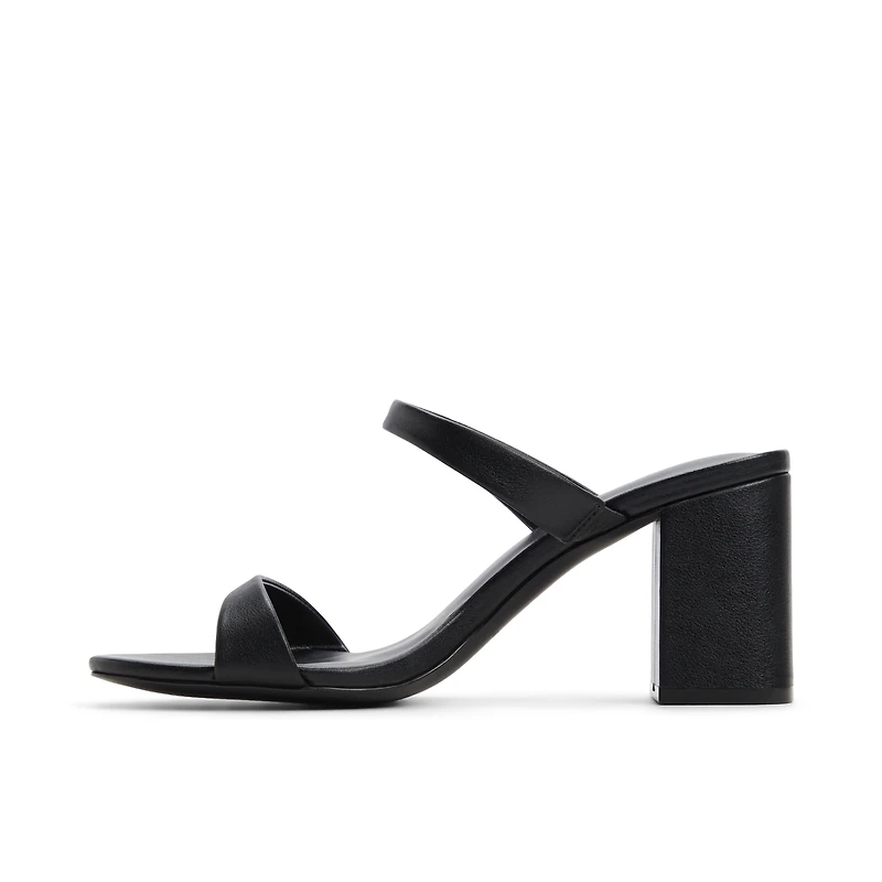 Shaiaa Open Black Women's Mules