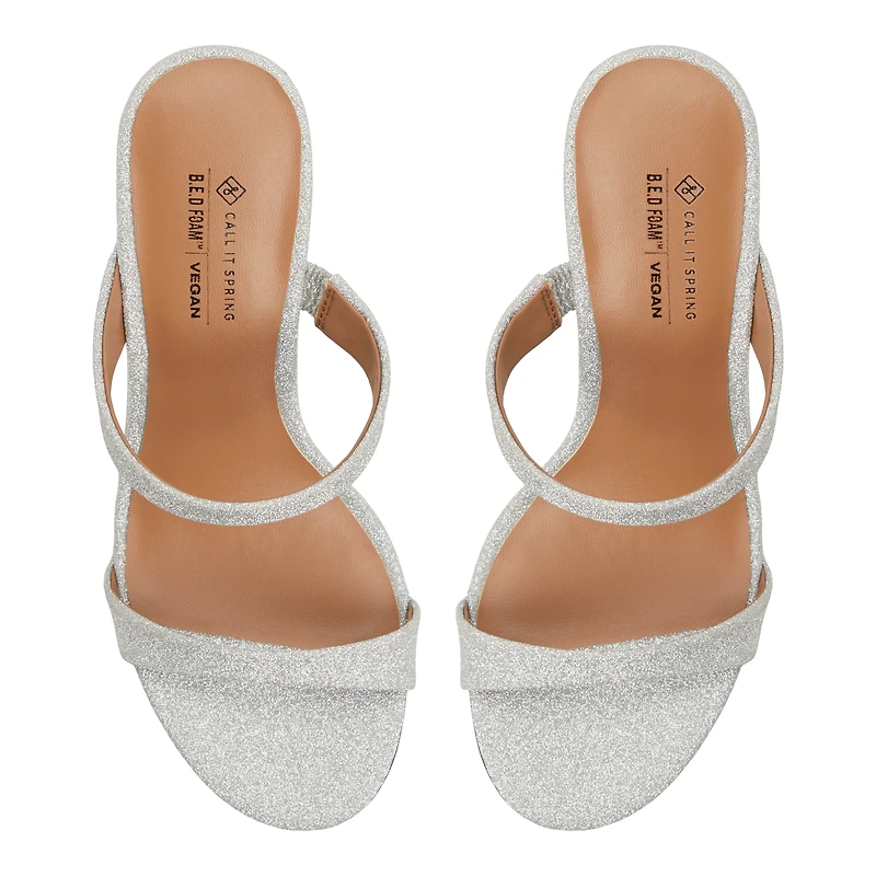 Shaiaa Silver Women's Mule Sandals