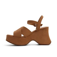 Shaylee Dark Beige Women's Wedges
