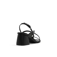 Shaynaa Noir Femmes Sandales a lanieres | Boutique Spring Canada