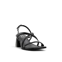 Shaynaa Noir Femmes Sandales a lanieres | Boutique Spring Canada