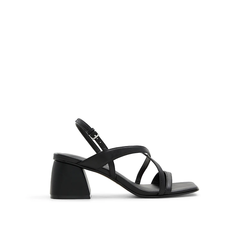 Shaynaa Noir Femmes Sandales a lanieres | Boutique Spring Canada