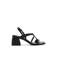 Shaynaa Noir Femmes Sandales a lanieres | Boutique Spring Canada