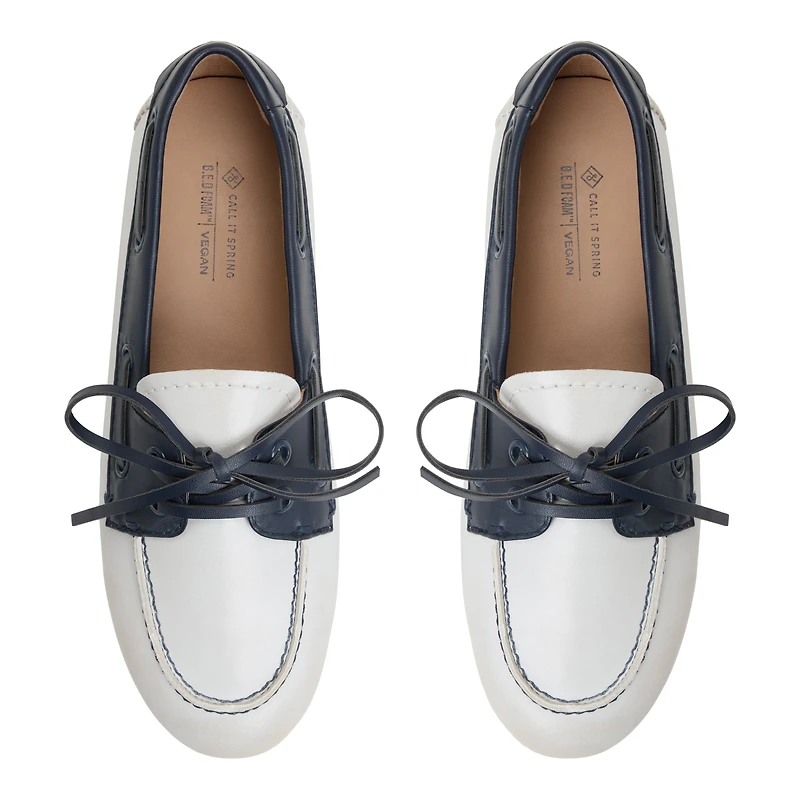 Shelly Blanc/Marine Femmes Flâneurs | Boutique Spring Canada