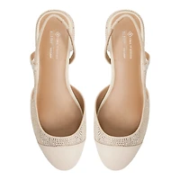 Sofiia Beige Moyen Femmes Talons chaton | Boutique Spring Canada