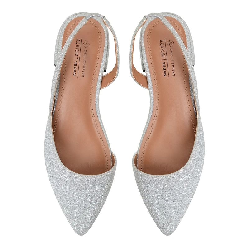 Sundayy Argent Femmes Chaussures sacs a paillettes | Boutique Spring Canada