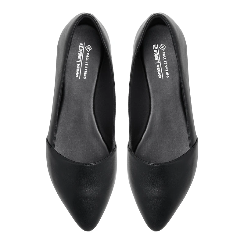 Tatiannaa Noir Femmes Ballerines | Boutique Spring Canada