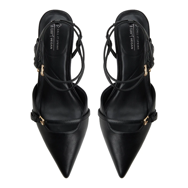 Tesssa Black Women's Lace up heels
