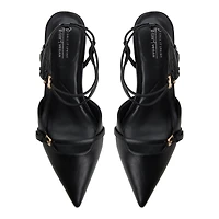 Tesssa Black Women's Lace up heels
