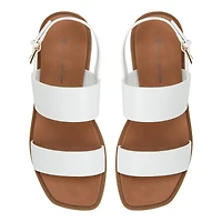 Tiya White Women's Flats