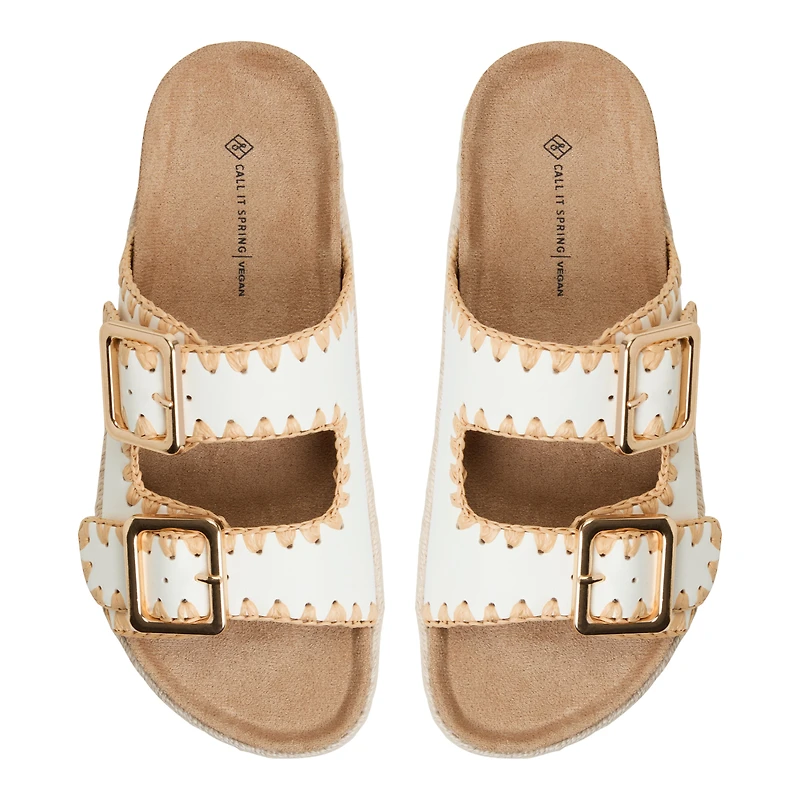 Tropicall White Women's Slides