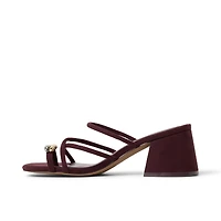 Tulumm Marron Foncé Femmes Talons moyens | Boutique Spring Canada