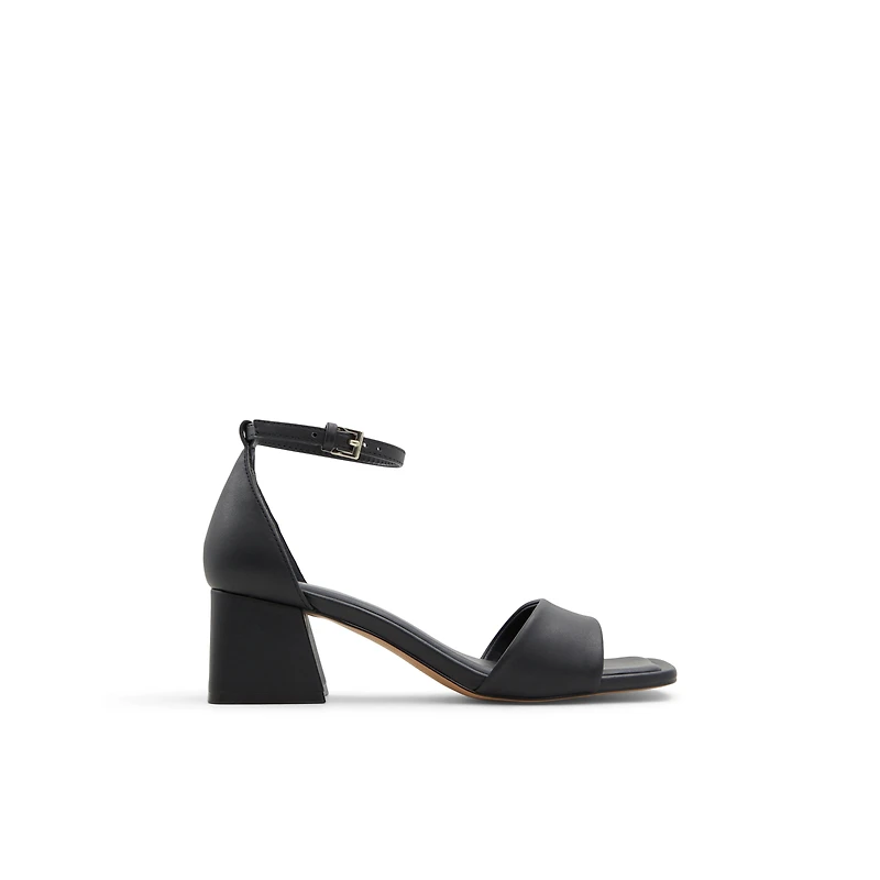 Vickie Open Black Women's Low-mid Heels