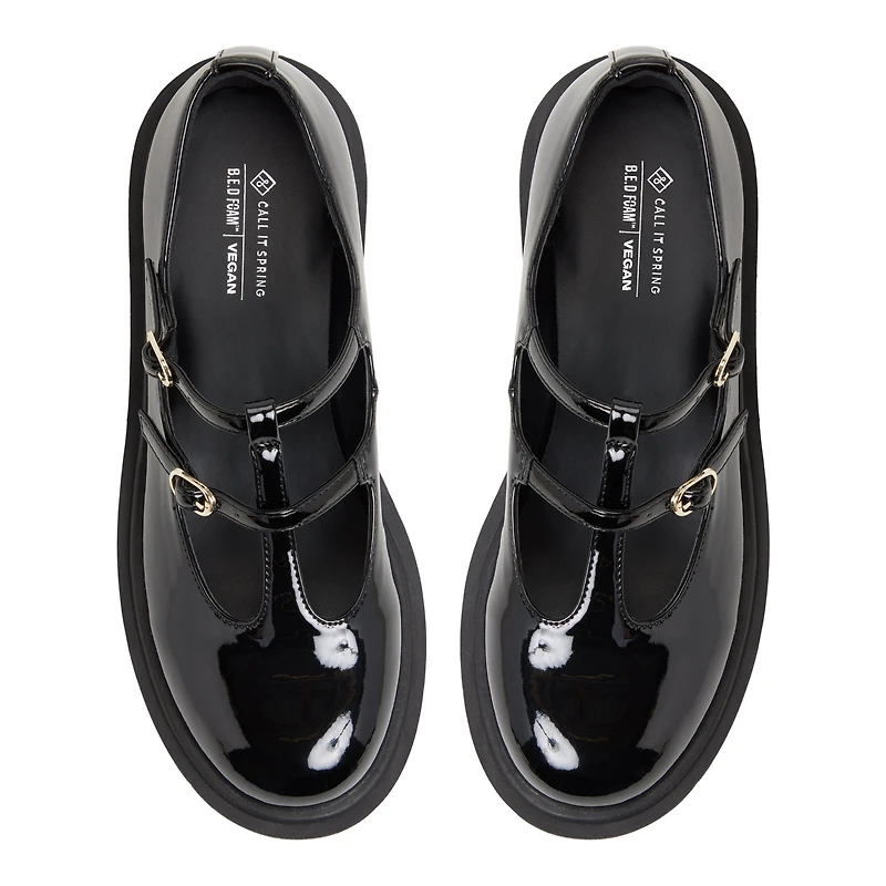 Windsorr Black Women's Oxfords