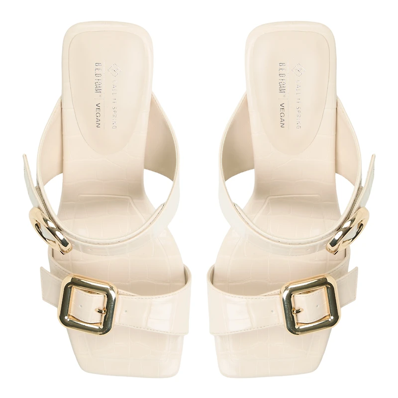 Zoeey Bone Women's Mules