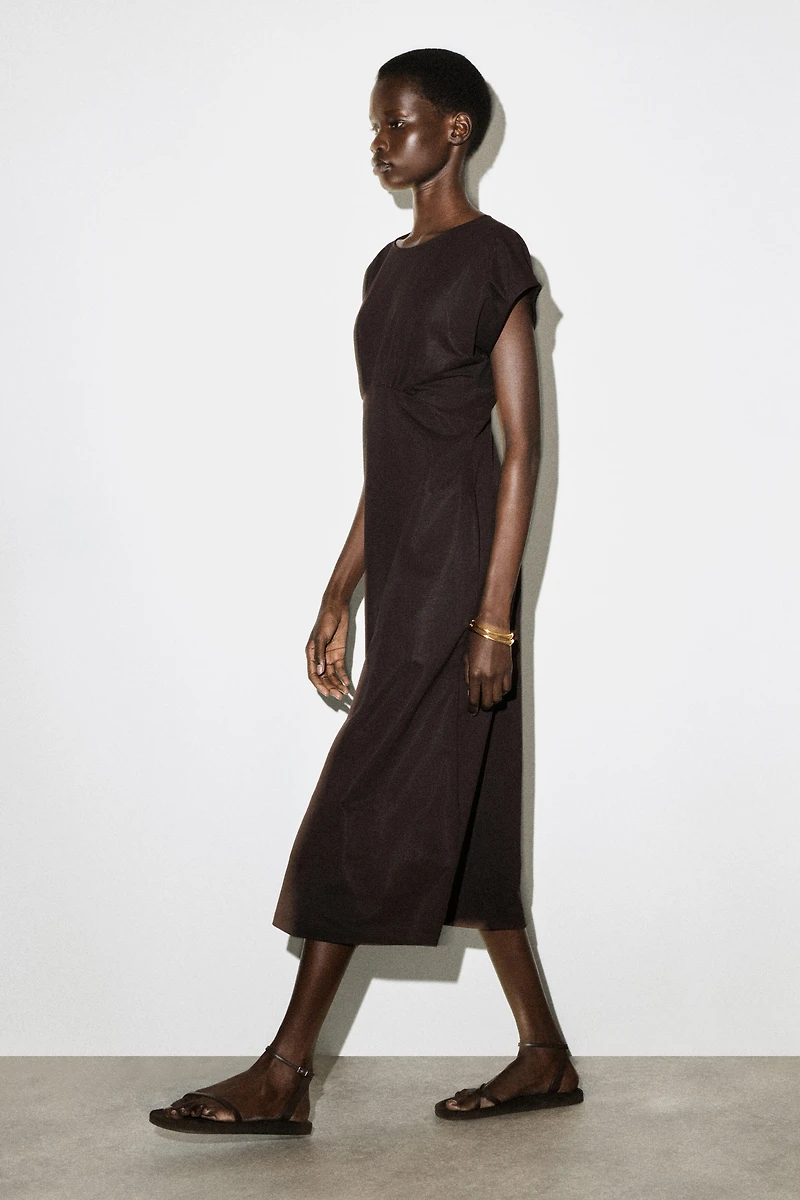 aje rushes raffia knit midi dress black Rushes Raffia Knit Mini Dress | Black