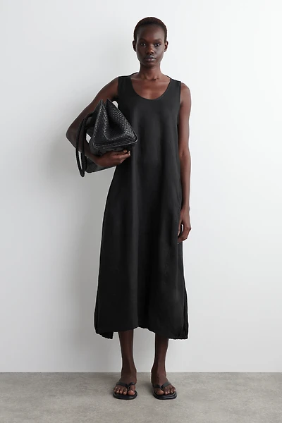 Cos A-LINE LINEN-BLEND MAXI DRESS | King's Cross