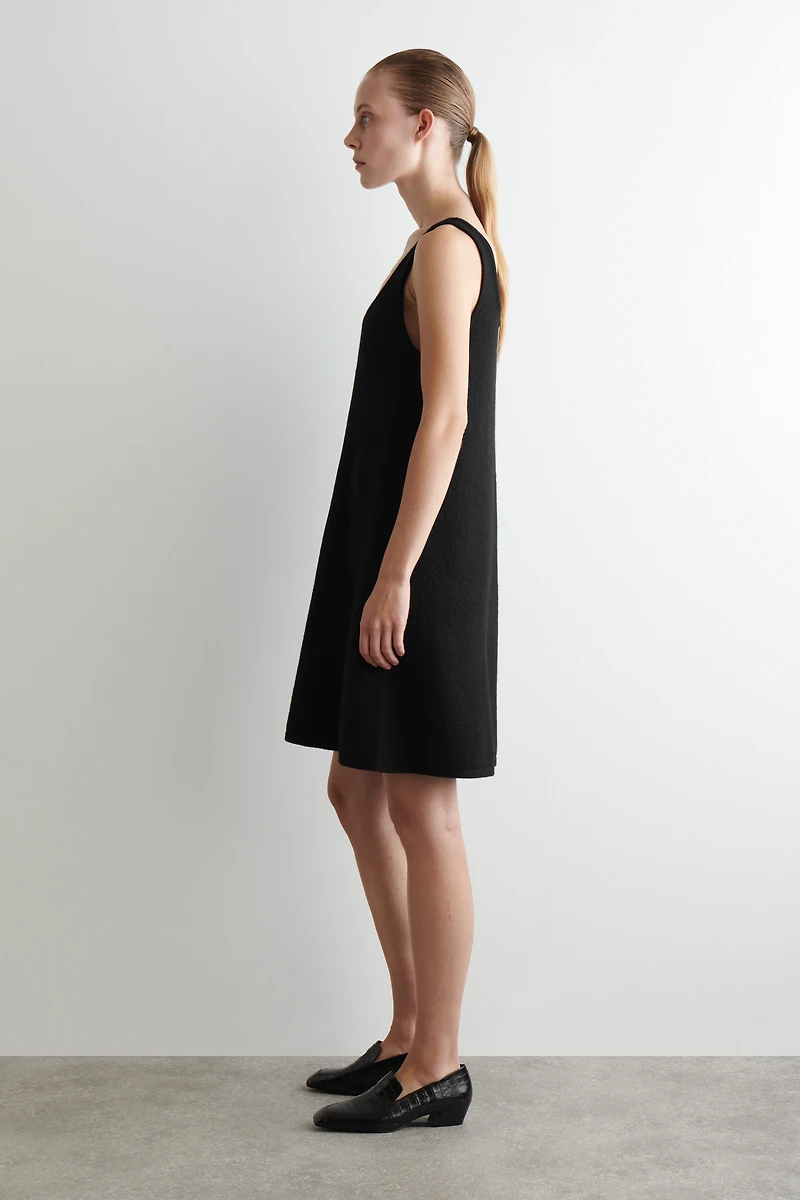 Cos BOILED-WOOL A-LINE MINI DRESS | King's Cross