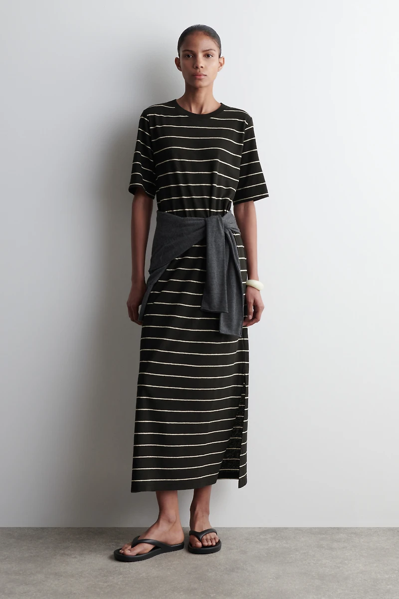 Cos COTTON-LINEN MAXI T-SHIRT DRESS | King's Cross Cos COTTON-LINEN MAXI T-SHIRT DRESS | King's Cross