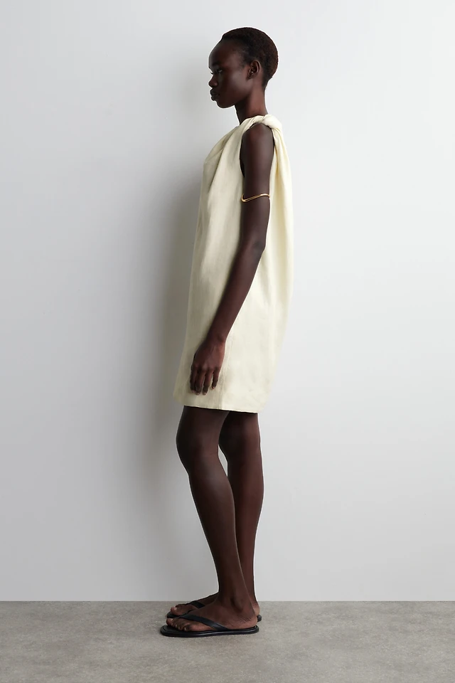 cos twist detail mini dress COS Twist-Detail Mini Dress