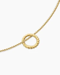 Cable Amulet Holder in 18K Yellow Gold, 12.8mm
