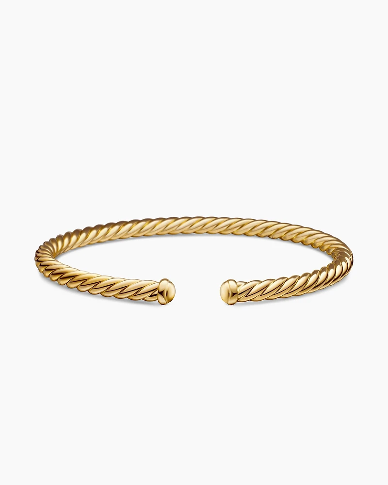 Cable Flex® Bracelet 18K Yellow Gold, 4mm