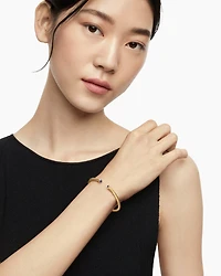 Cablespira® Flex Bracelet 18K Yellow Gold with Blue Sapphires, 4mm