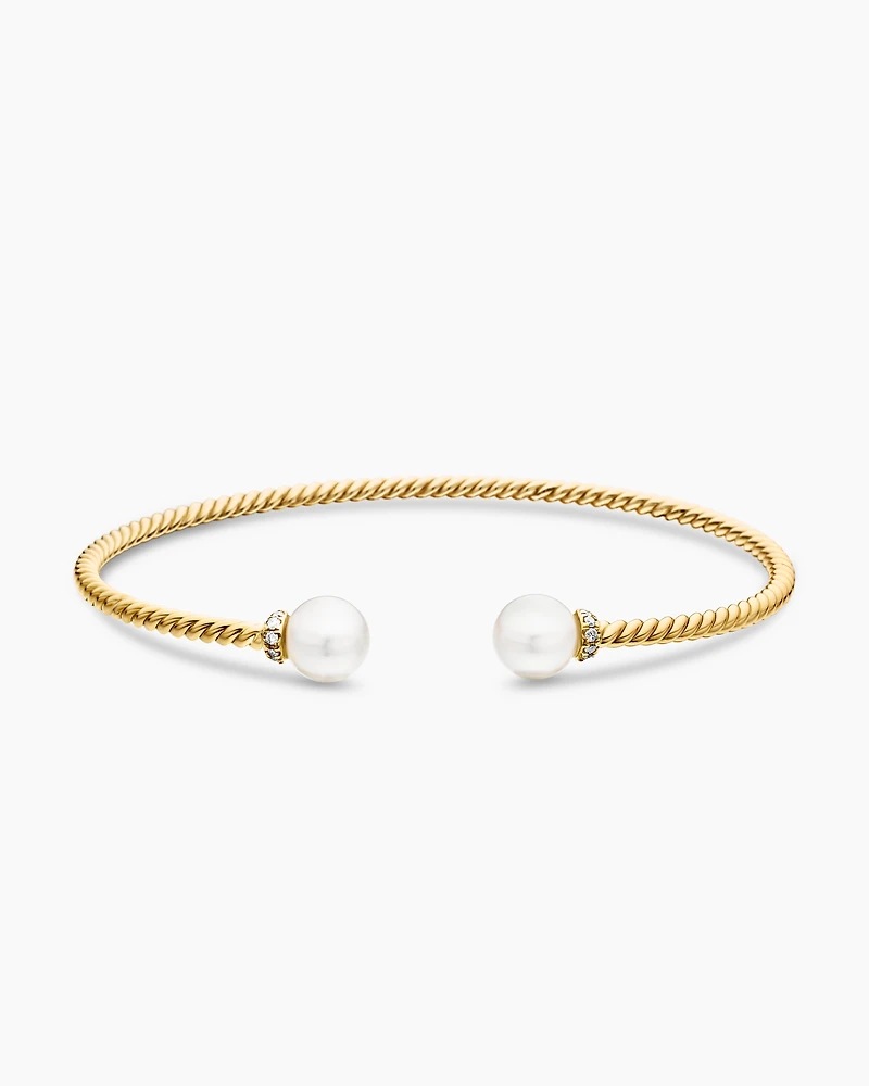 Solari Bracelet 18K Yellow Gold with Diamonds, 2.6mm