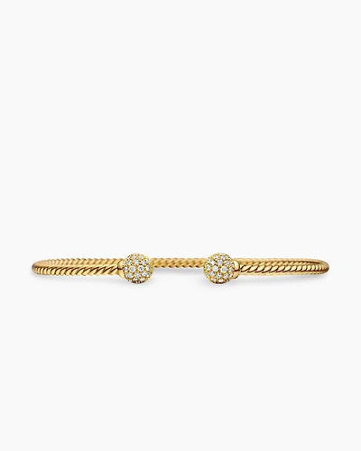 Solari Bracelet in 18K Yellow Gold with Diamonds, 2.6mm