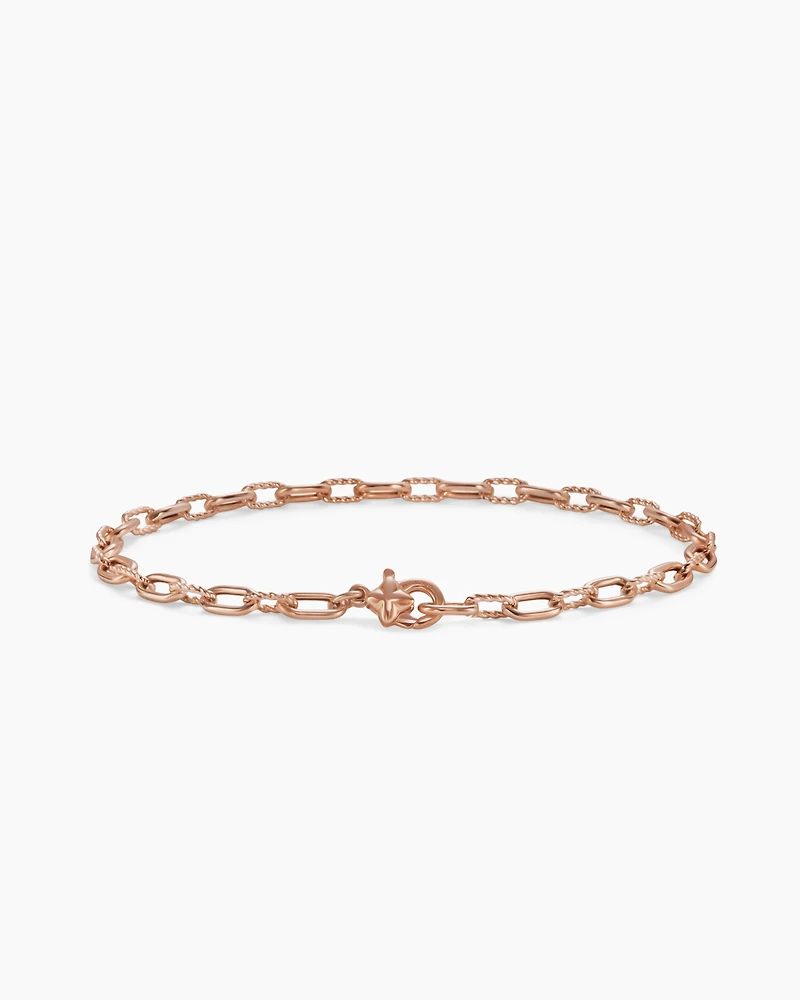 DY Madison® Chain Bracelet with 18K Rose Gold