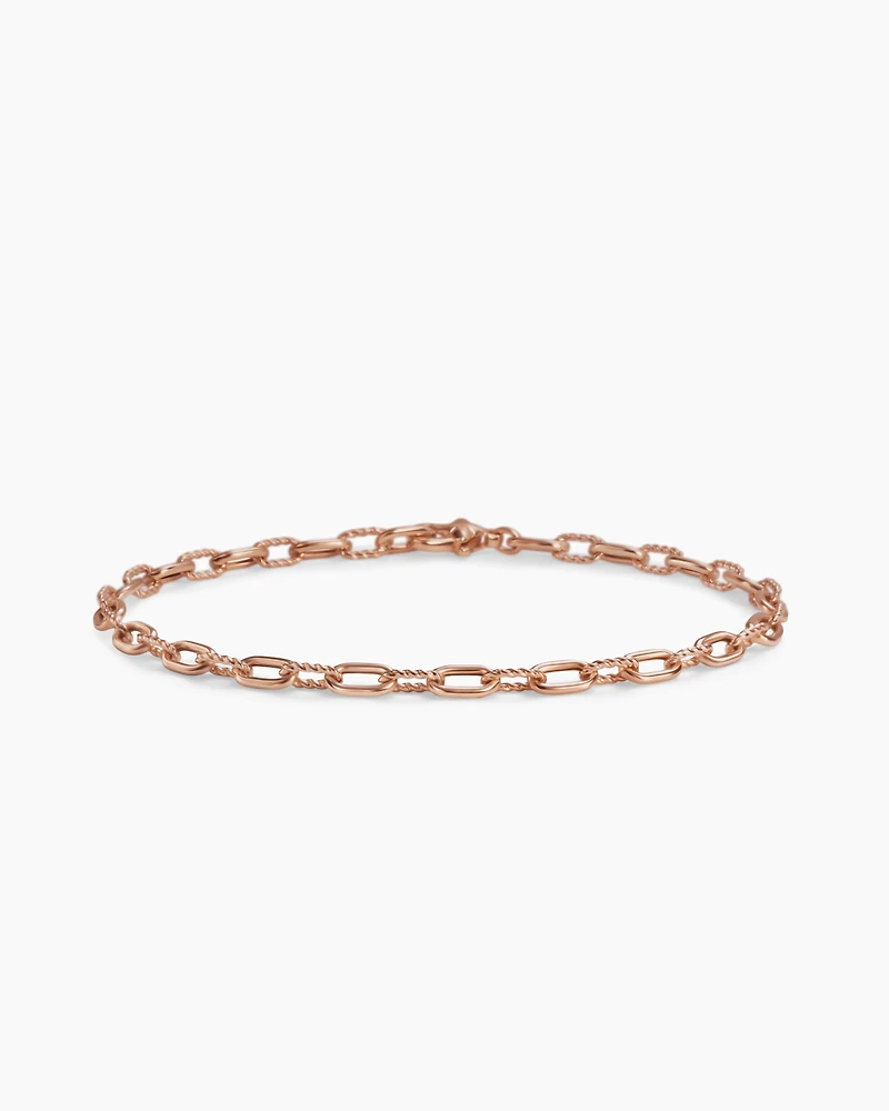 DY Madison® Chain Bracelet with 18K Rose Gold