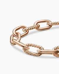 DY Madison® Chain Bracelet in 18K Rose Gold, 11mm