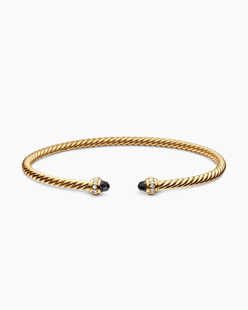 Cablespira Bracelet 18K Yellow Gold with Diamonds