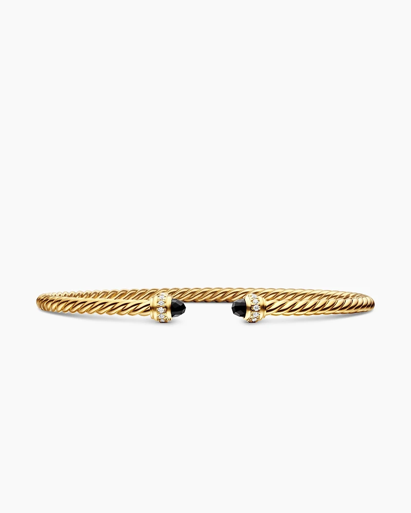 Cablespira Bracelet 18K Yellow Gold with Diamonds